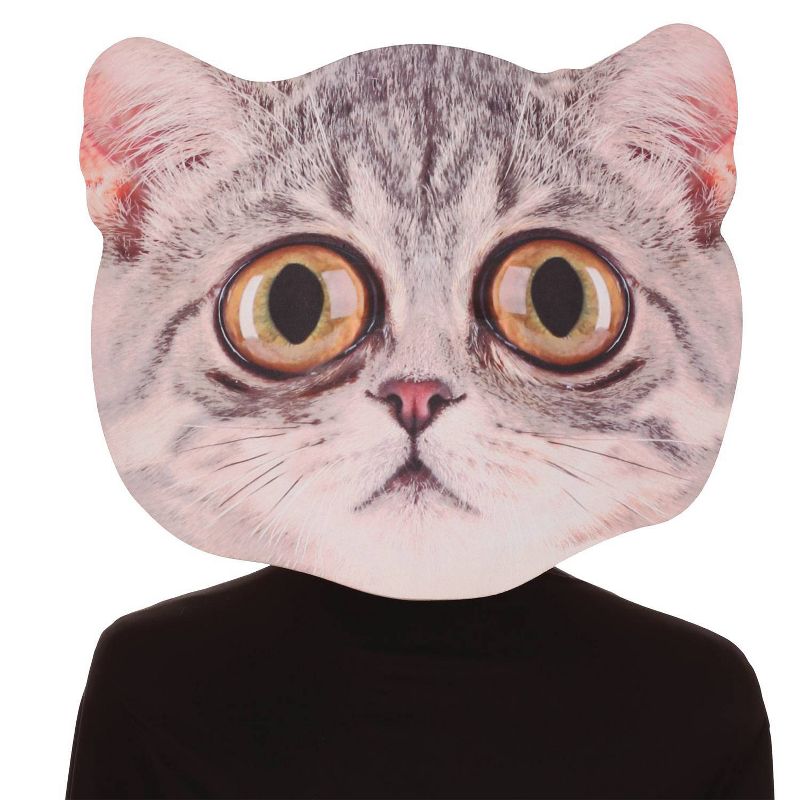 Adult Big Eyed Cat Halloween Mask