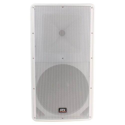 MTX Audio 2-Way All Weather Speaker with 8&rdquo; Woofer, White, Qty 1