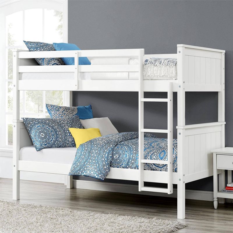 Twin over Twin Maxton Bunk Bed White - Dorel Living