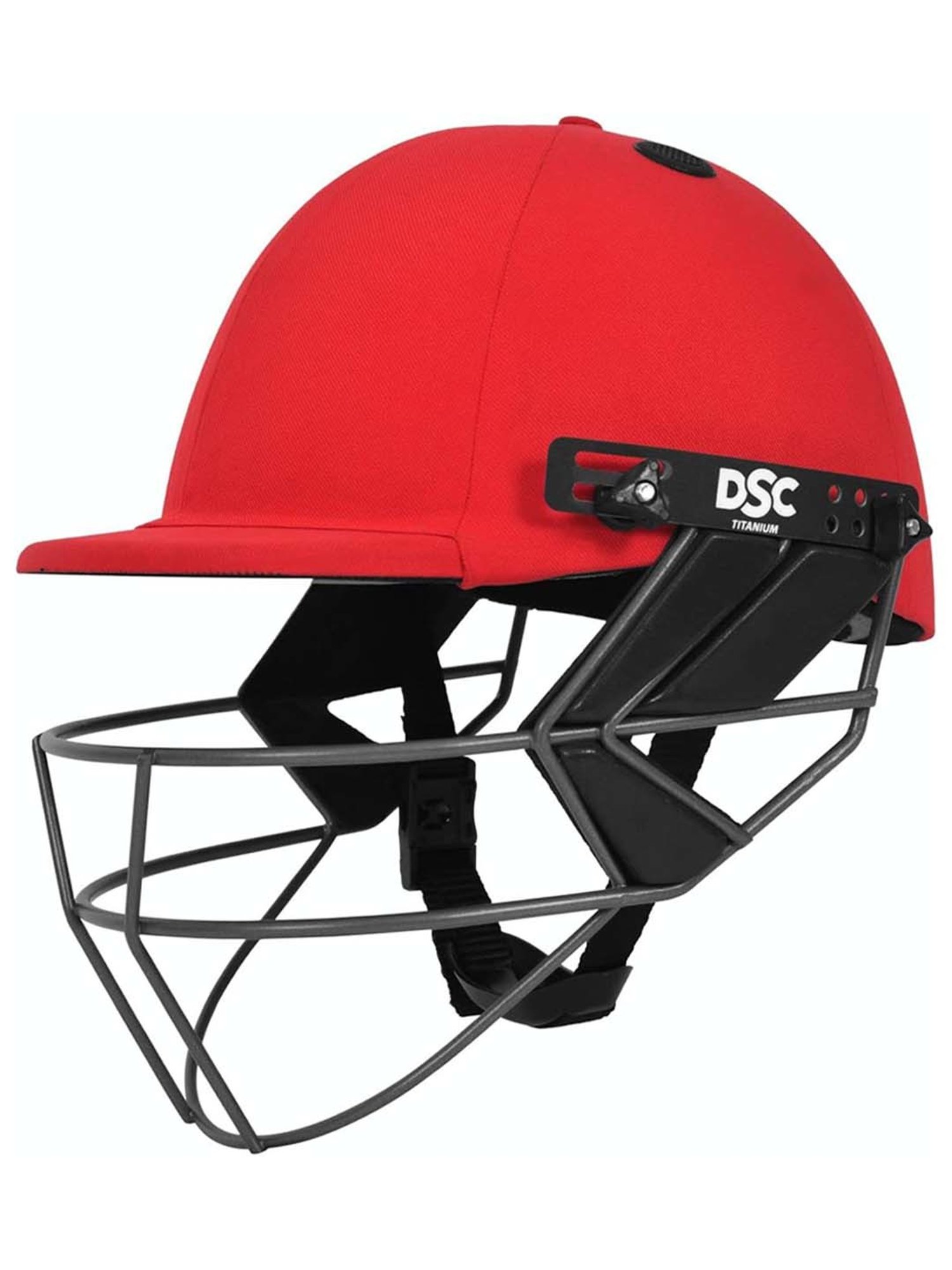 DSC Fort 44 LITE Titanium Cricket Helmet Adjustable Titanium Grill Size - XS
