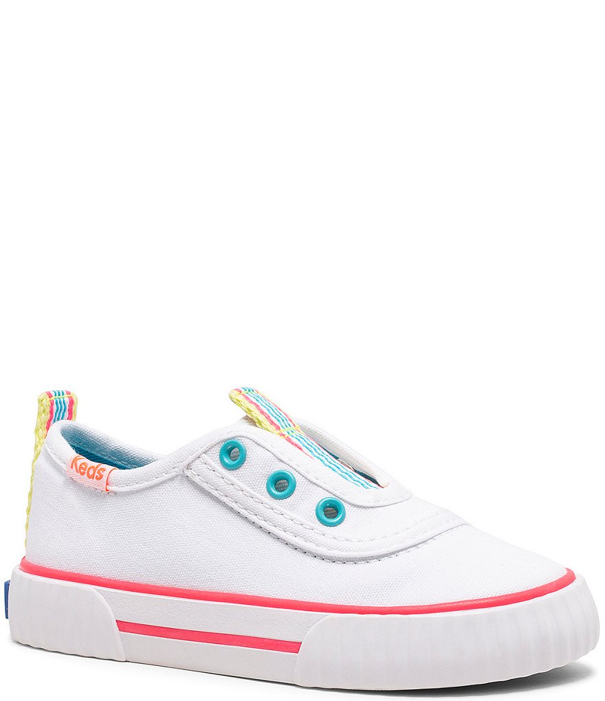 Keds Girls' Topkick Washable Canvas Slip-On Sneakers (Toddler)