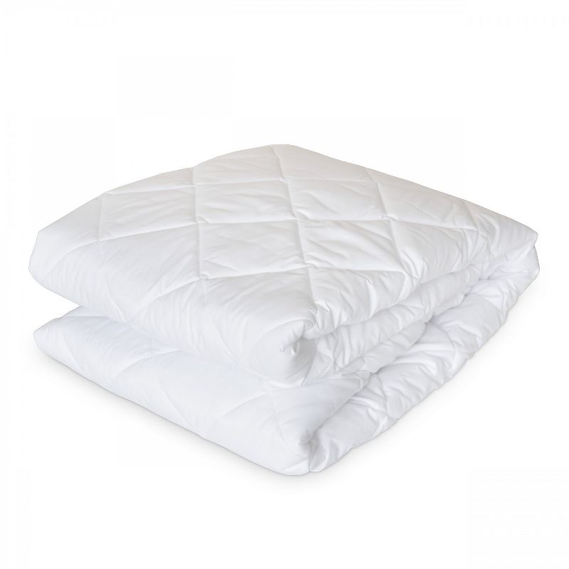Downlite Dorm Mattress Protector Pad & Cover - Twin XL White