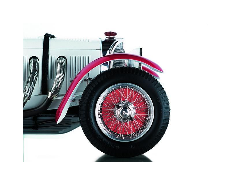 Mercedes Benz SSKL #87 Rudolf Caracciola "White Elephant" Mille Miglia (1931) 1/18 Diecast Model Car by CMC