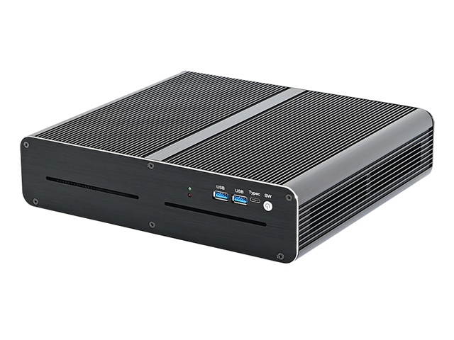 HUNSN 8K Mini PC, Intel I5 7300HQ, Gaming Computer, Windows 10/Linux Ubuntu, BM23, GTX1050Ti 4G Graphic, ACWiFi/BT/2LAN/DVI/DP/HDMI/6USB3.0/2USB2.0/TypeC, (8G RAM/256G SSD)