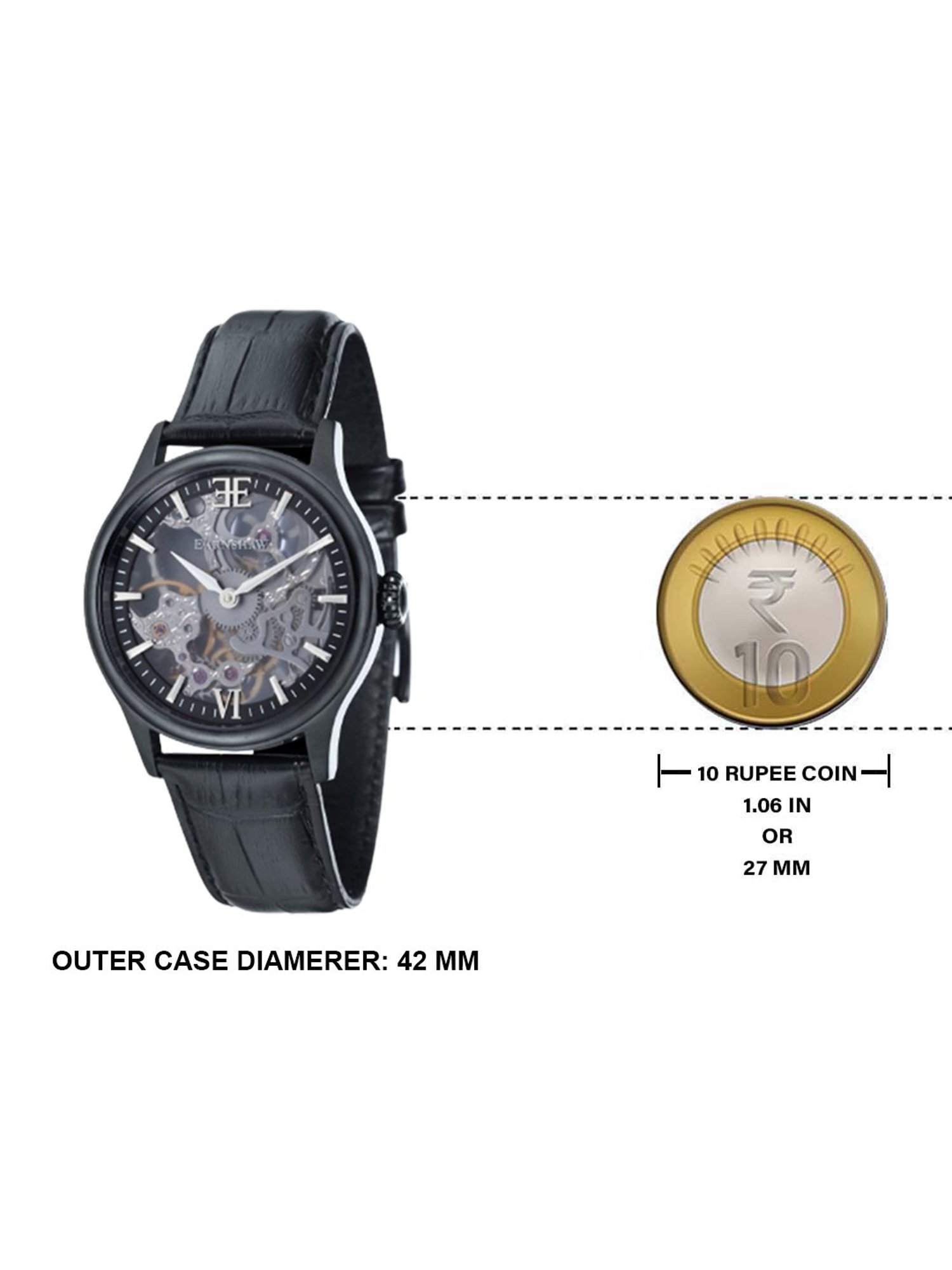 EARNSHAW ES-8061-05 Bauer Automatic Watch for Men