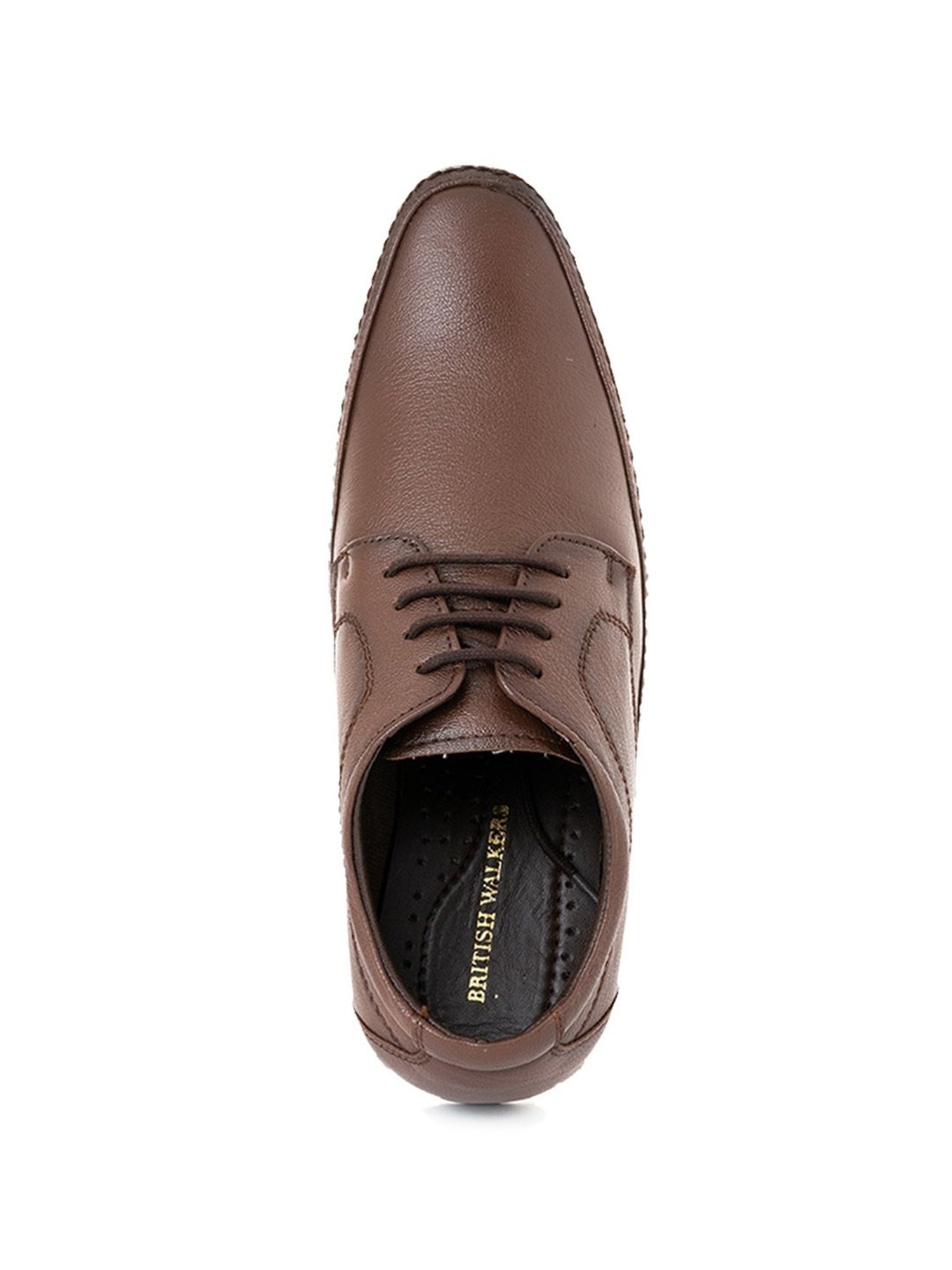 Khadim Men's Brown Derby Shoes