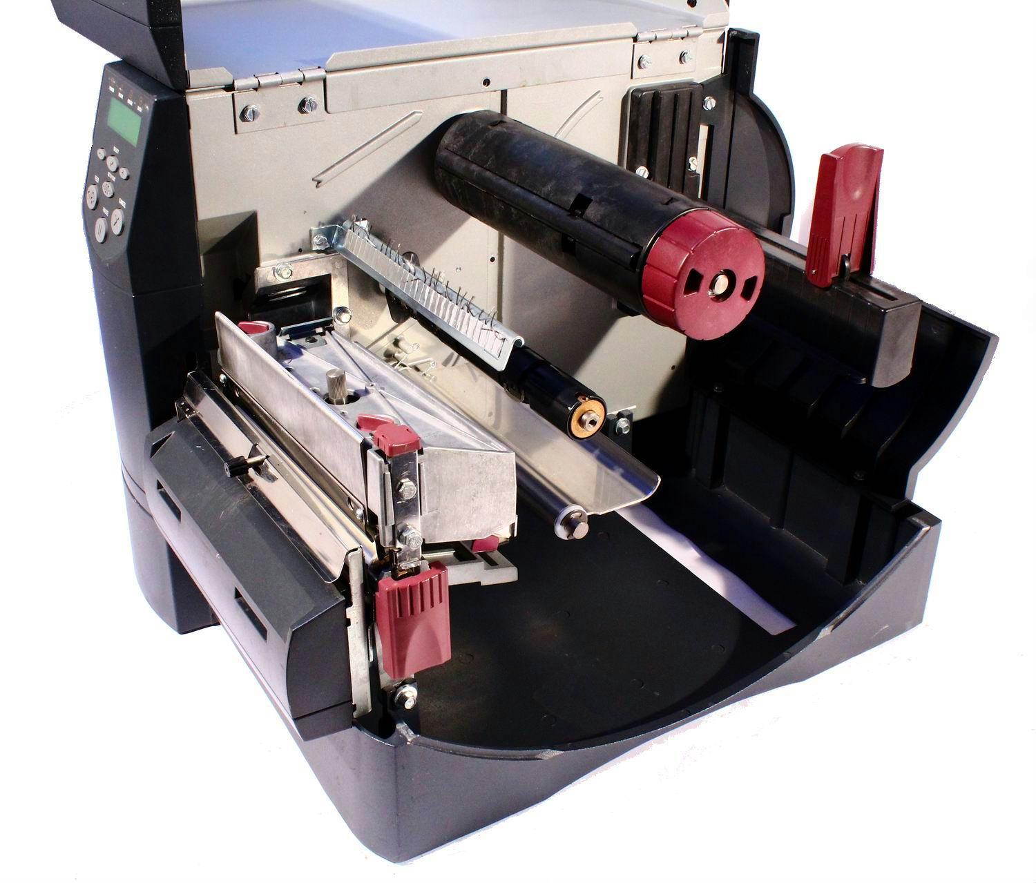 Zebra Z6M Plus Z6M00-2001-1000 Thermal Barcode Label Printer W/ Cutter Parallel & Serial Interfaces 203DPI