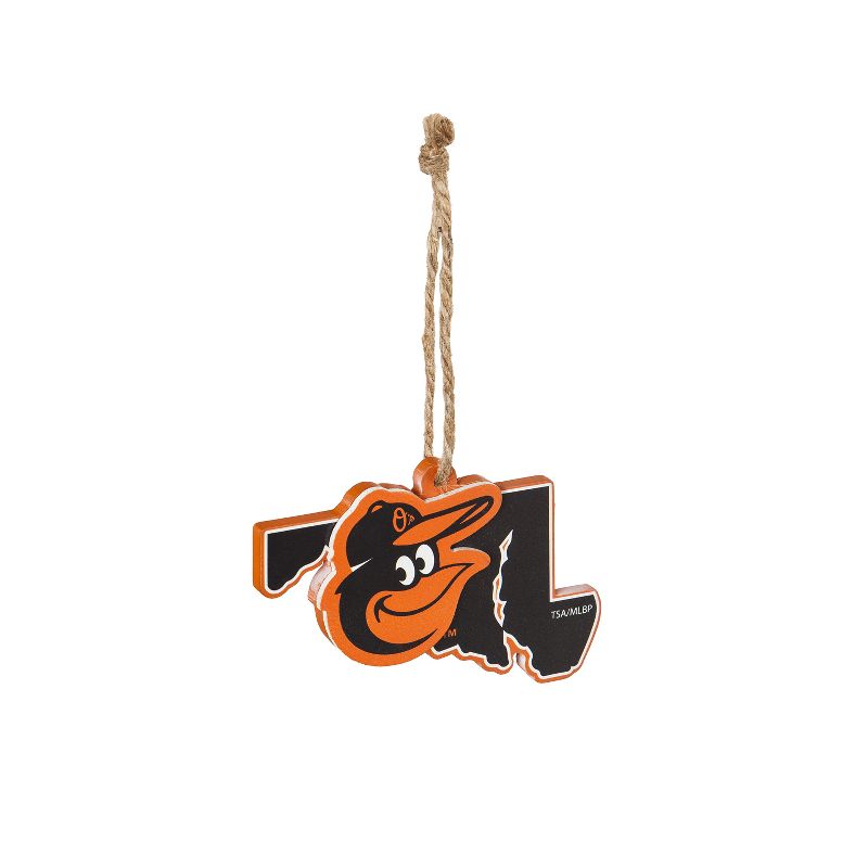 Evergreen Baltimore Orioles State Ornament