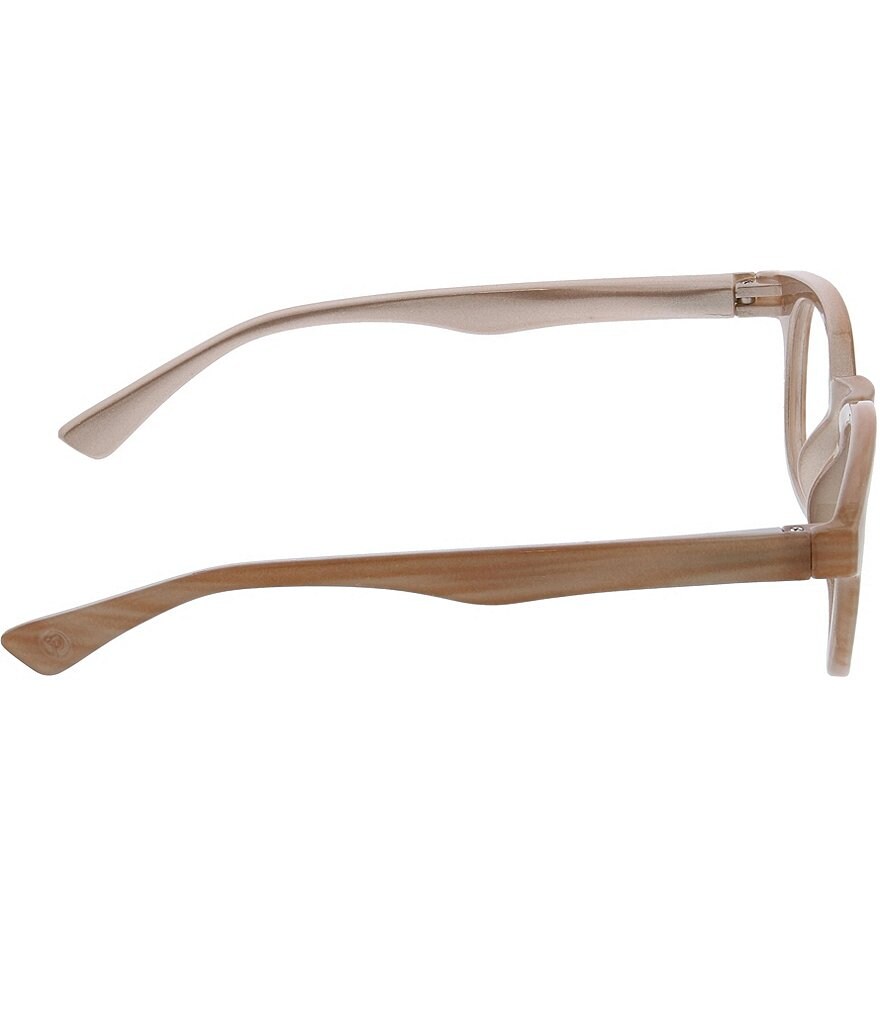 Peepers Curtain Call Pink Horn Blue Light Reader Glasses