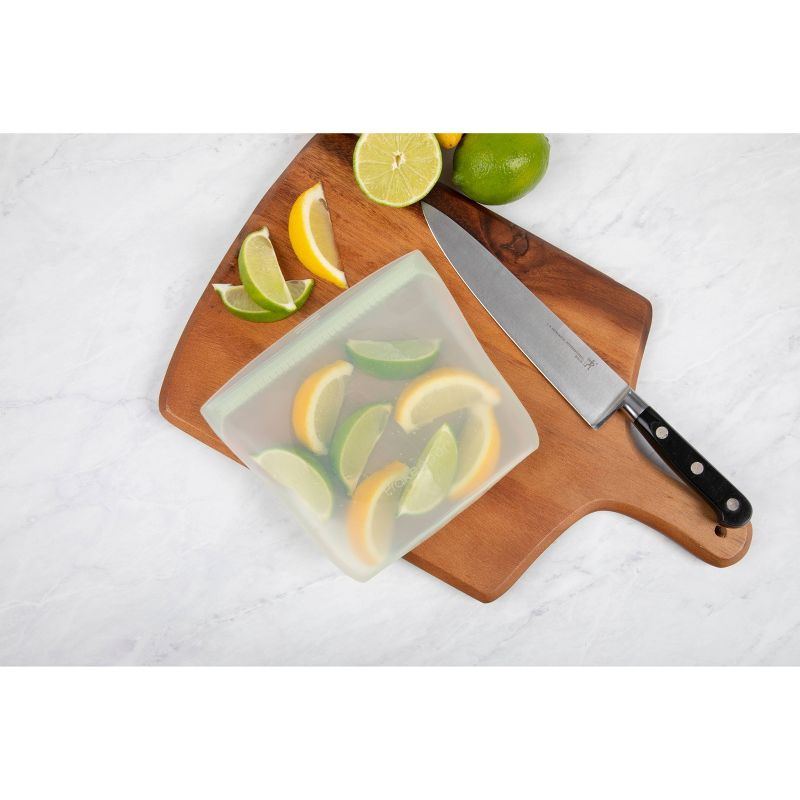 Progressive Reusable Silicone Sandwich Bag - Eggshell Green