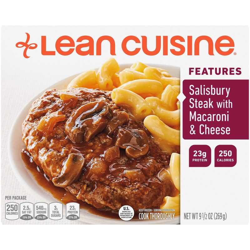 Lean Cuisine Frozen Salisbury Steak with Macaroni & Cheese - 9.5oz