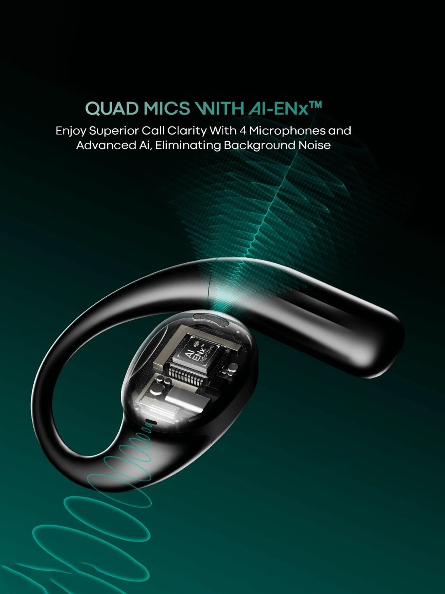 Boat Airdopes ProGear In Ear Bluetooth Earbuds with with 100 Hours Playback (Black)