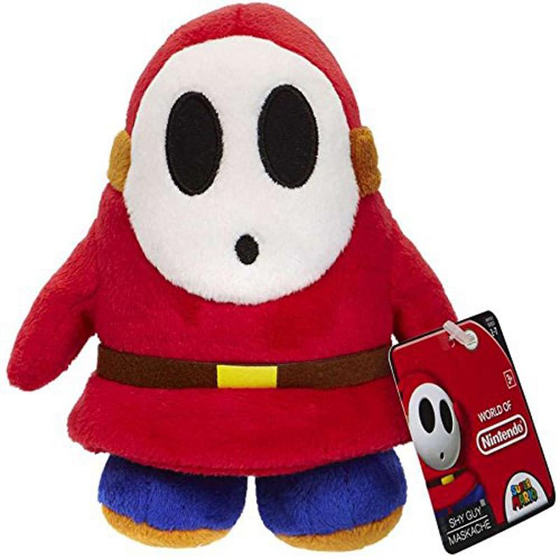 Jakks Pacific Mario Bros U Plush Super Mario Bros Wave 7 Shy Guy