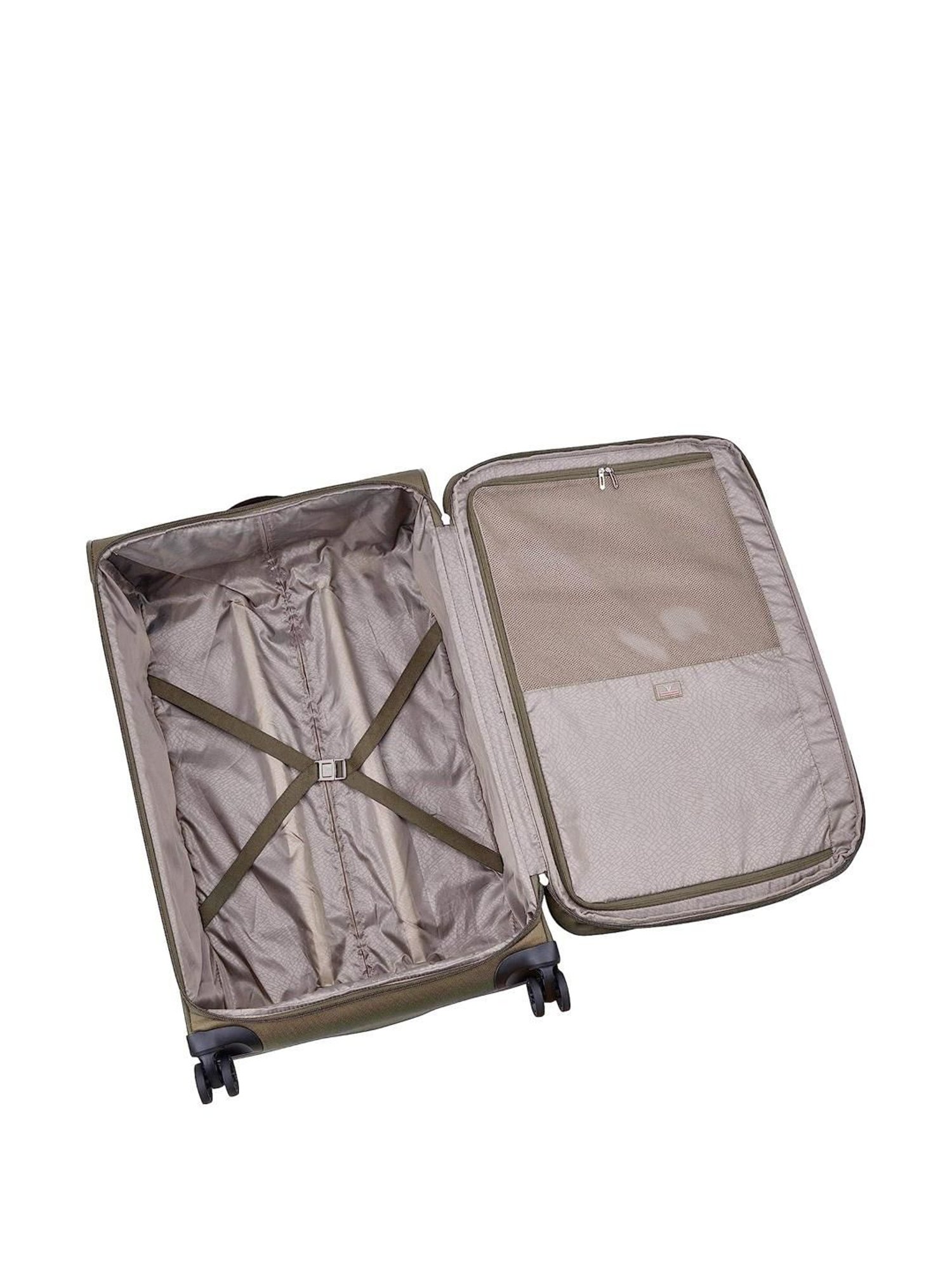 Roncato Sidetrack Ecru Solid Soft Medium Trolley Bag -26 cm