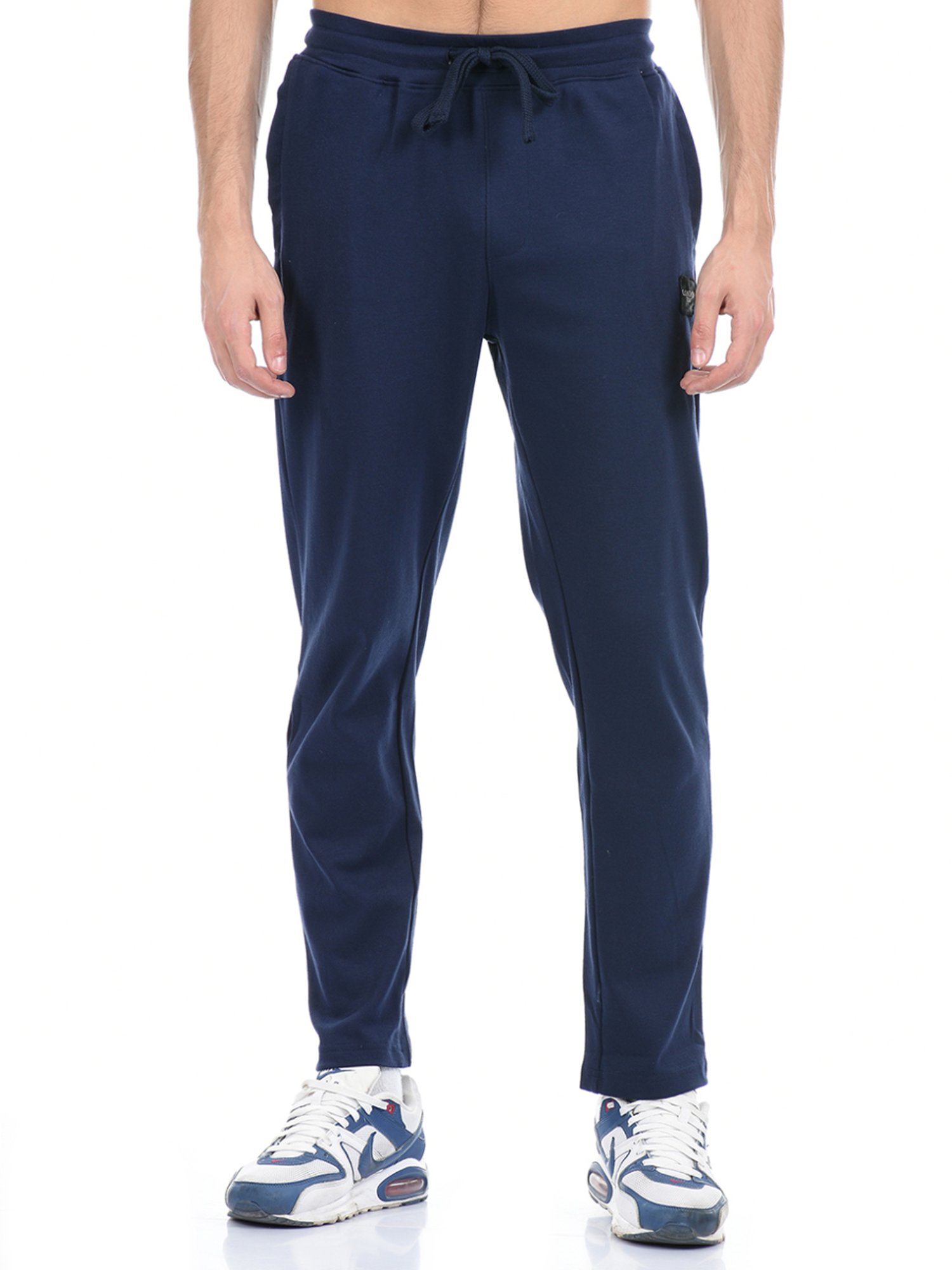 London Fog Navy Regular Fit Track Pants