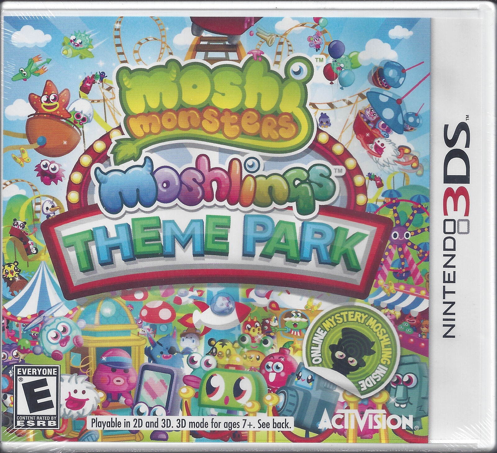Moshi Monsters Moshlings Theme Park - Nintendo 3Ds
