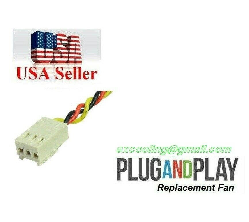 3x New Replacement Fans for Netgear GS724TP Delta Fan 24dBA Noise