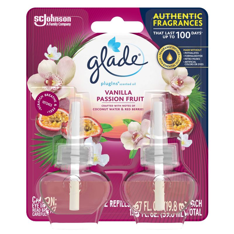 Glade  Vanilla Passionfruit PlugIns Reill - 2ct