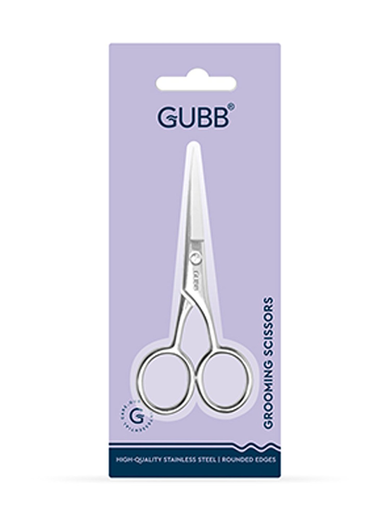 GUBB Grooming Scissor for Moustache Trimming, Beard Cutting & Facial Hair, Stainless Steel Scissor