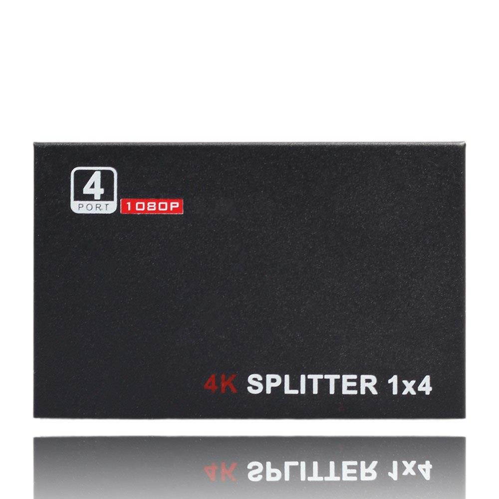 Repeater Amplifier Ultra HD 4K 4 Port HDMI Splitter 1x4 Repeater Amplifier 1080P 3D Hub 1 In 4 Out JL.10