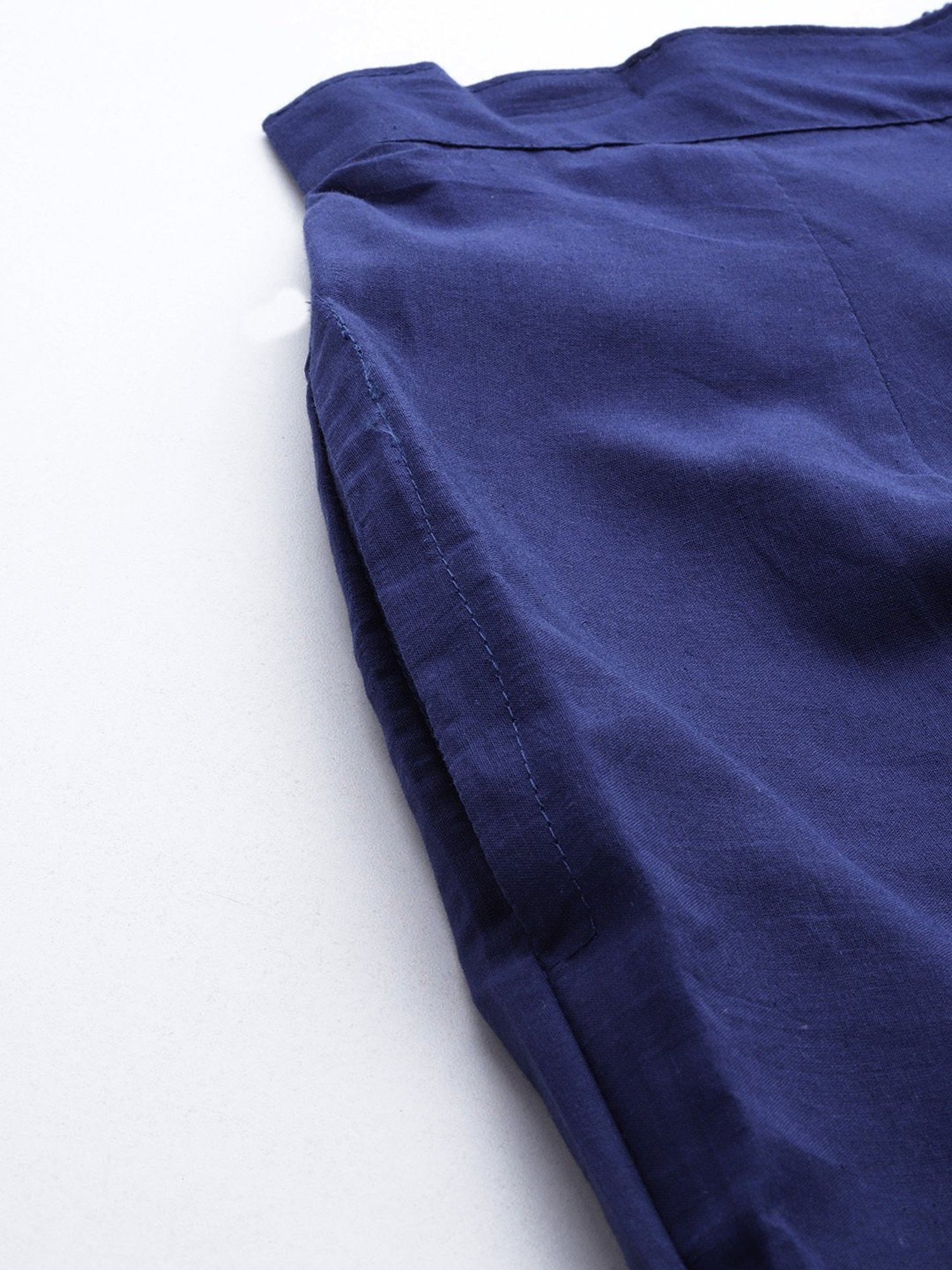 Anubhutee Blue Pure Cotton Tunic & Pant Set