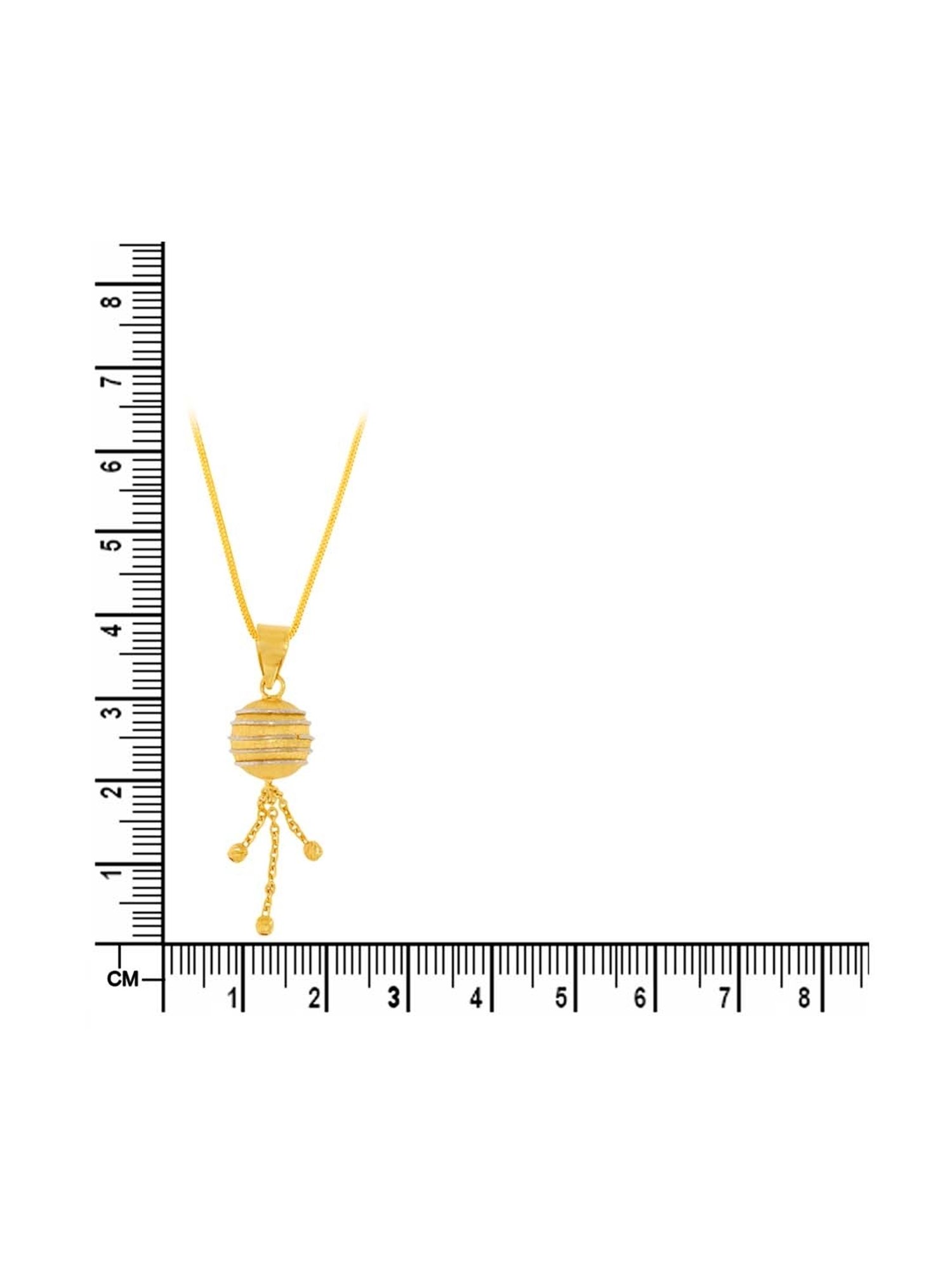 Joyalukkas 22k Love Embrace Gold Pendant