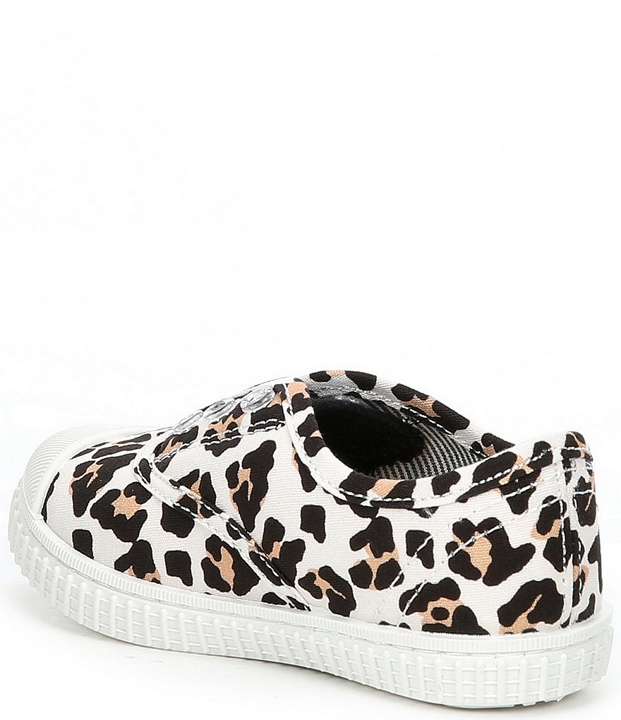 Copper Key Adventure Wear Girl's Budeee-A Washable Eyelet Leopard Print Sneakers (Infant)