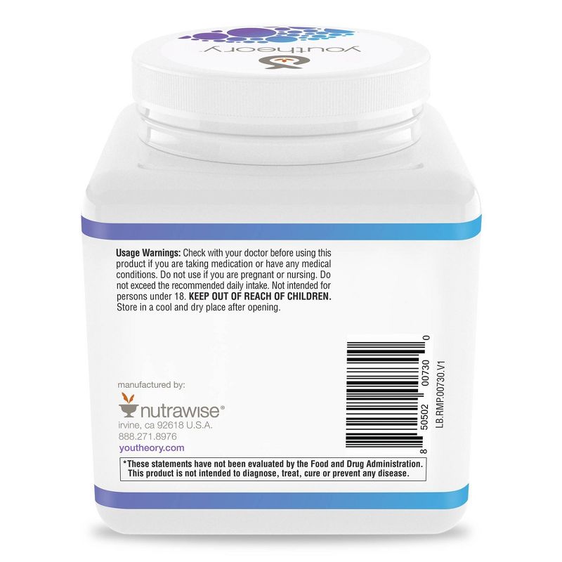 Youtheory Relax, Magnesium Powder, Stress Formula + L-Theanine, Berry, 4.4 oz (126 g), Mineral Supplements