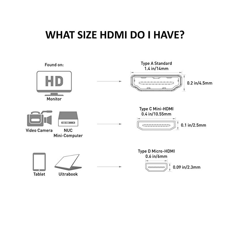 HDMI to VGA Adapter with 35mm Aux Audio Port HDMI to VGA Converter in Black