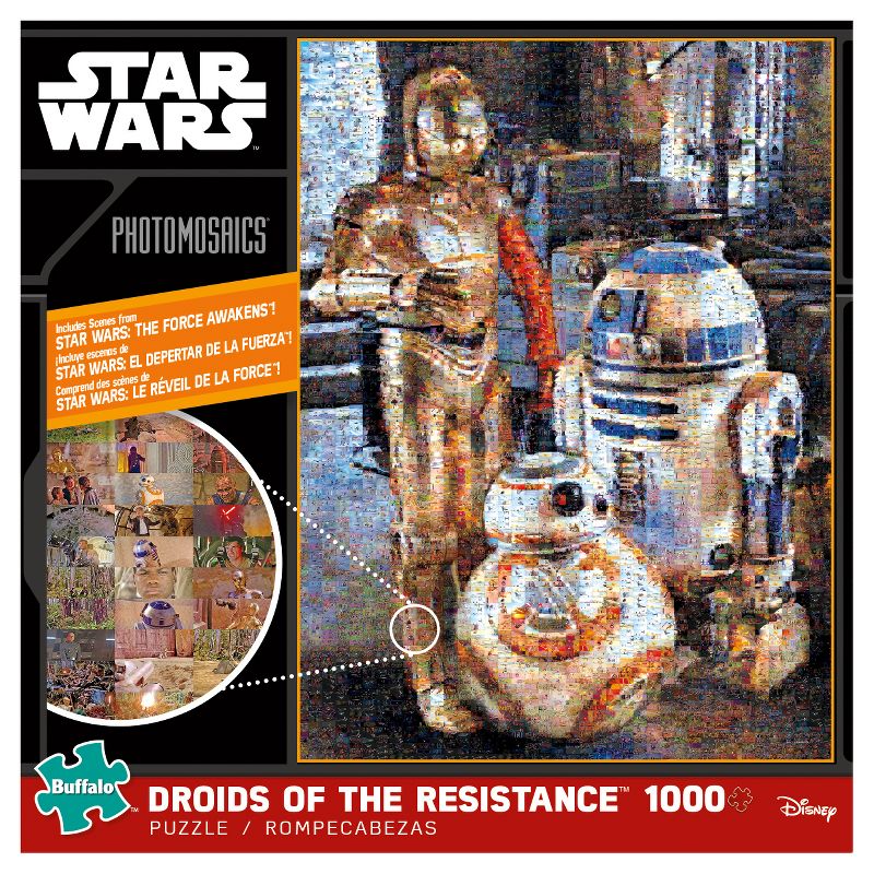 Buffalo Games Star Wars: Bb-8 Photomosaic Droids Of The Resistance Puzzle 1000pc