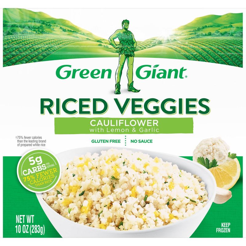 Green Giant Riced Veggies - Frozen Cauliflower Lemon & Garlic - 10oz