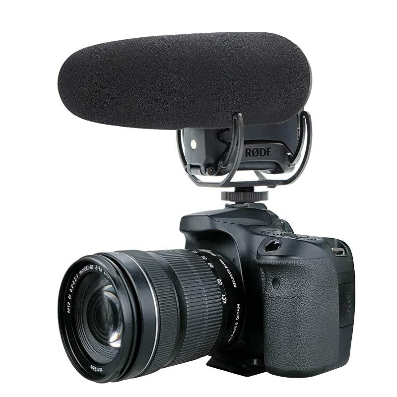 VideoMic Pro+ Windscreen Filter Mic Foam DeadCat Windshield Cover for Rode VideoMic Pro+ Camera Microphone