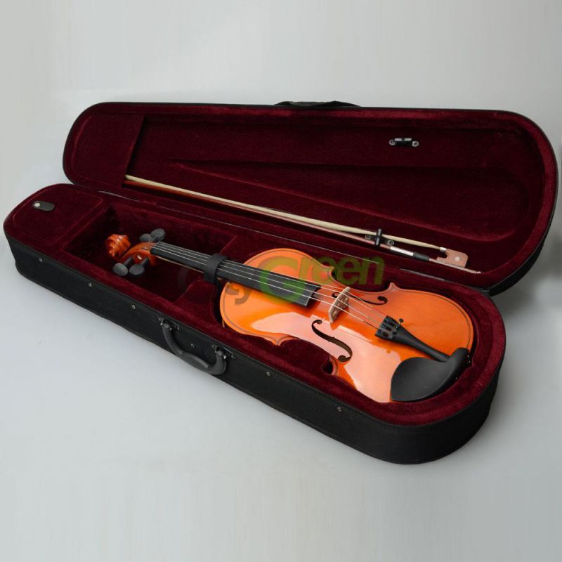 New 15 Inch Brown Basswood School Student Acoustic Viola with Case Rosin Bow