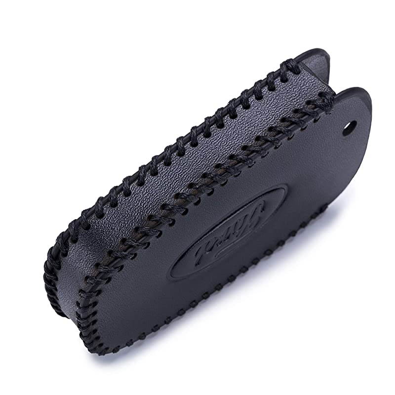 Key fob Skin Key Cover Remote Case Protector Shell for 2017 Ford Fusion Smart Remote Ford1 Black