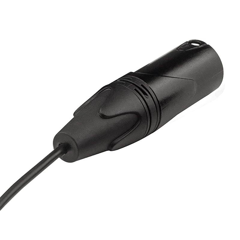XLR Cable Mini Adapter 2 Pack Mini XLR Female to XLR Male Microphone Cables for 4K Camera 5 FT