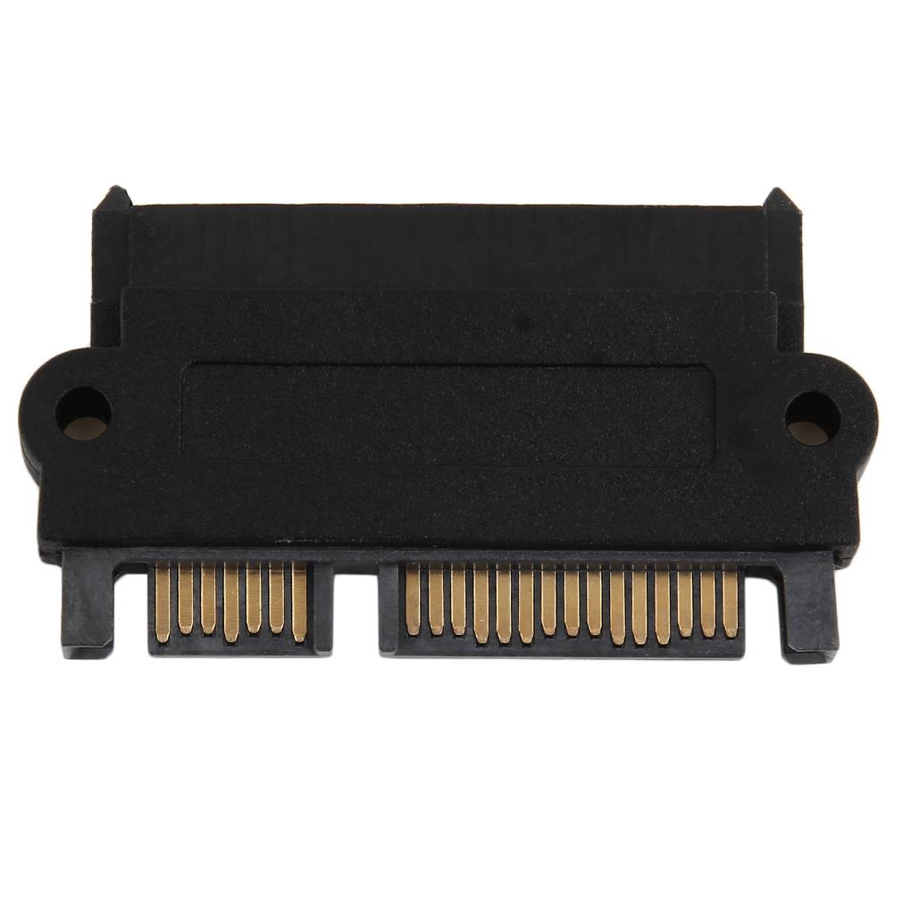 SFF-8482 SAS To SATA 180 Degree Angle Adapter Converter Straight Head