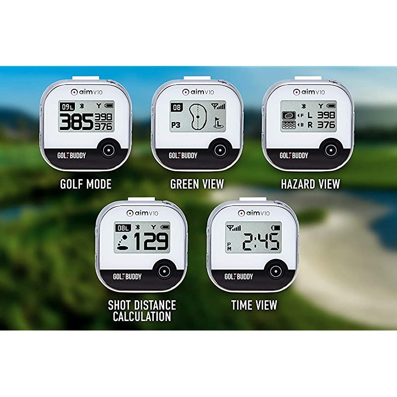 aim V10 Talking Golf GPS Chrome