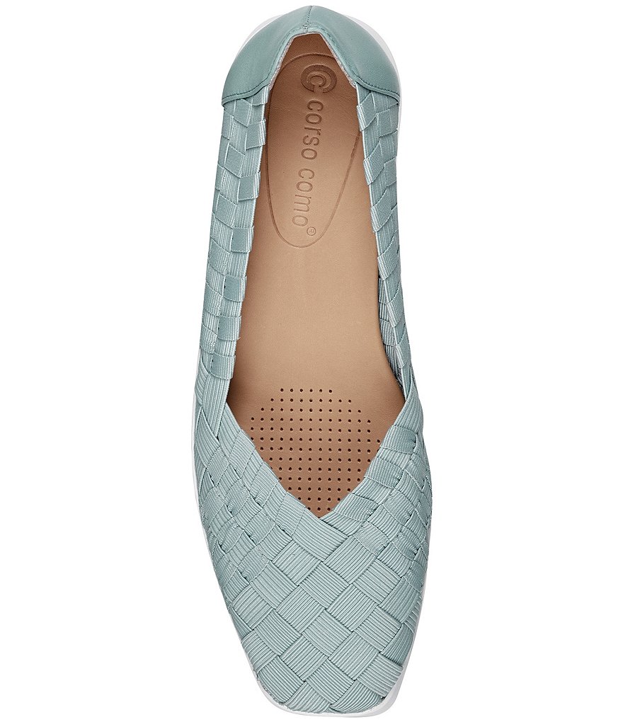 CC Corso Como Illana Woven Elastic Wedge Slip-Ons