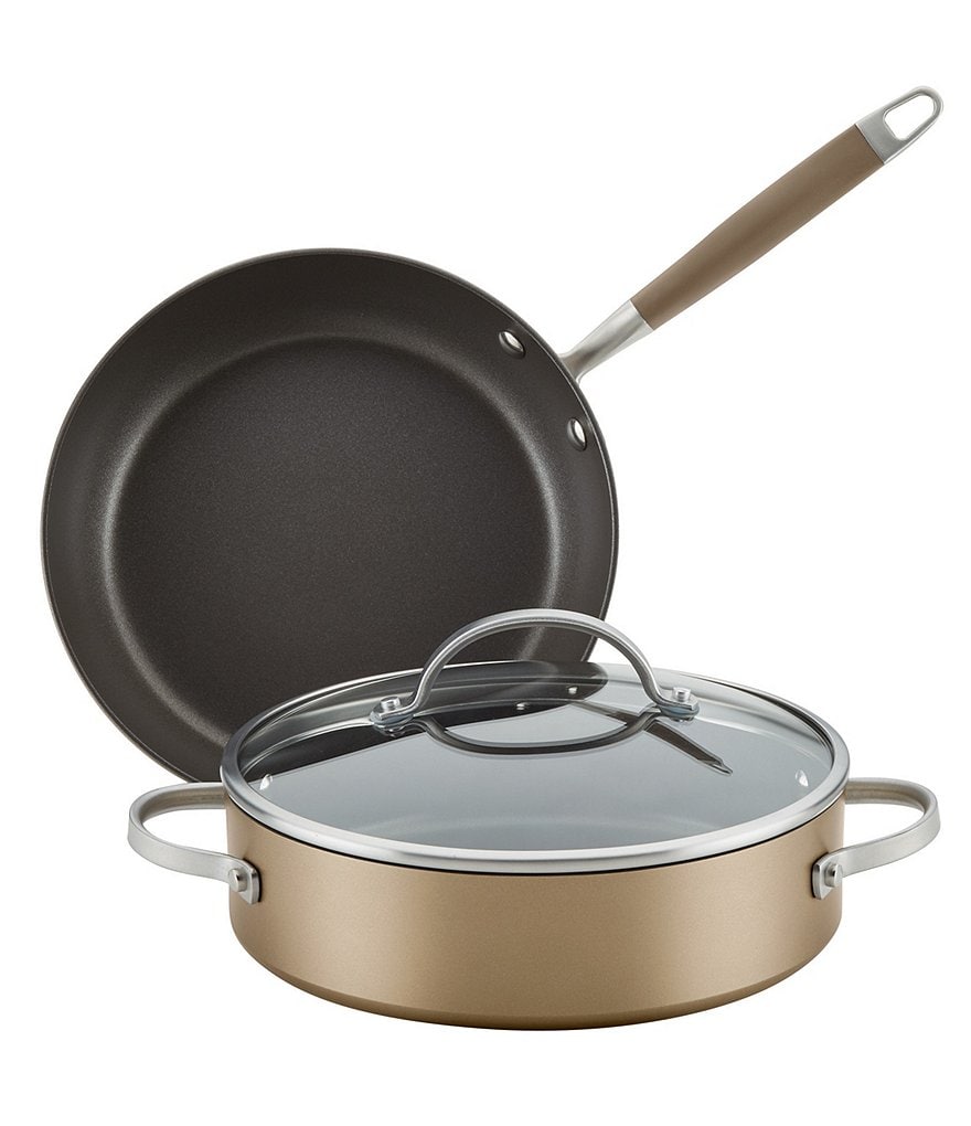 Anolon Advanced Home Hard-Anodized Nonstick Bronze 3-Piece Cookware Set