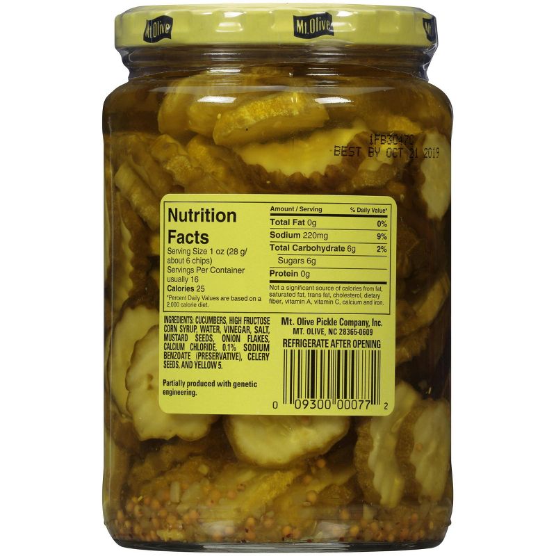 Mt. Olive Old-Fashioned Sweet Bread & Butter Pickle Chips - 24oz