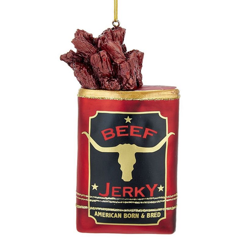 Holiday Ornaments 4.75" Beef Jerky Noble Gems Hand Crafted  -  Tree Ornaments
