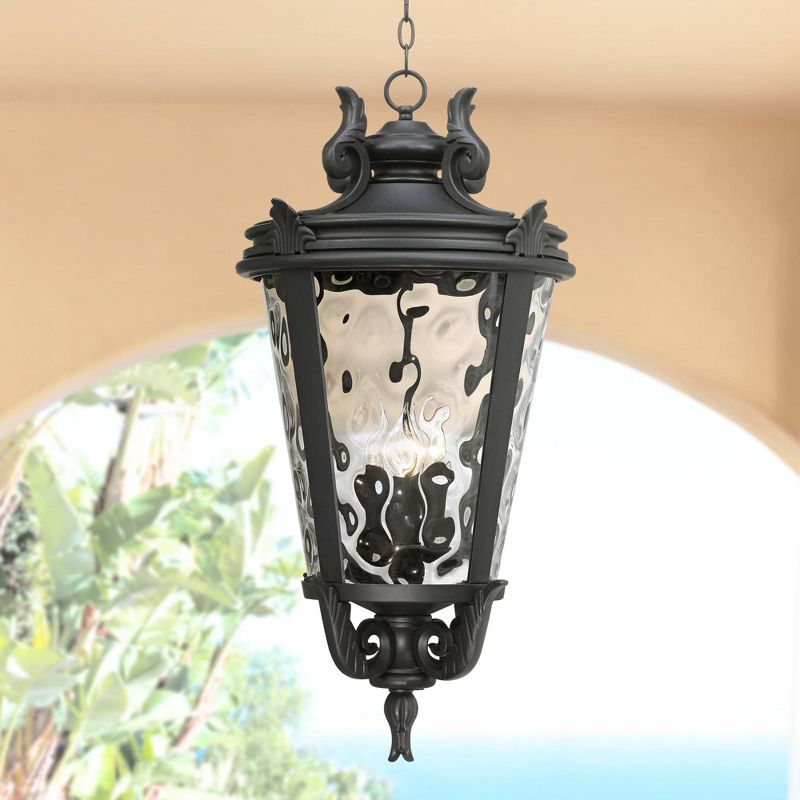 Bel Air Lighting Outdoor Hanging Pendant Black