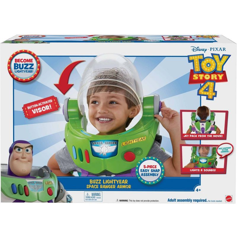 Disney Pixar Toy Story Buzz Lightyear Space Ranger Armor with Jet Pack
