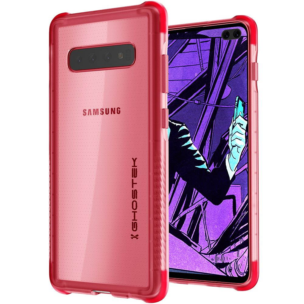 Ghostek Covert Clear Galaxy S10 Case with Super Slim Thin Design and Anti-Slip Grip Tough Shockproof Heavy Duty Protection and Wireless Charging Compatible for 2019 Galaxy S10 (6.1 Inch) - (Clear)