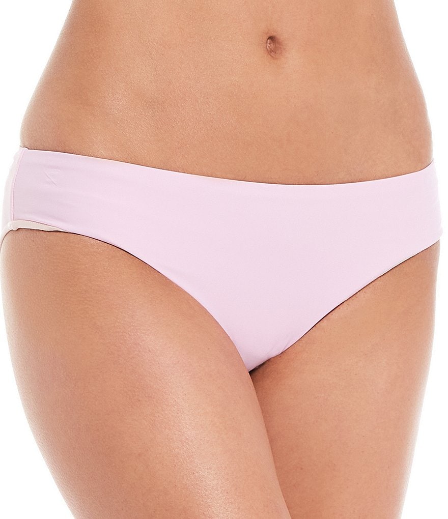 Gianni Bini Fan Favs Solid Retro Hipster Swim Bottom