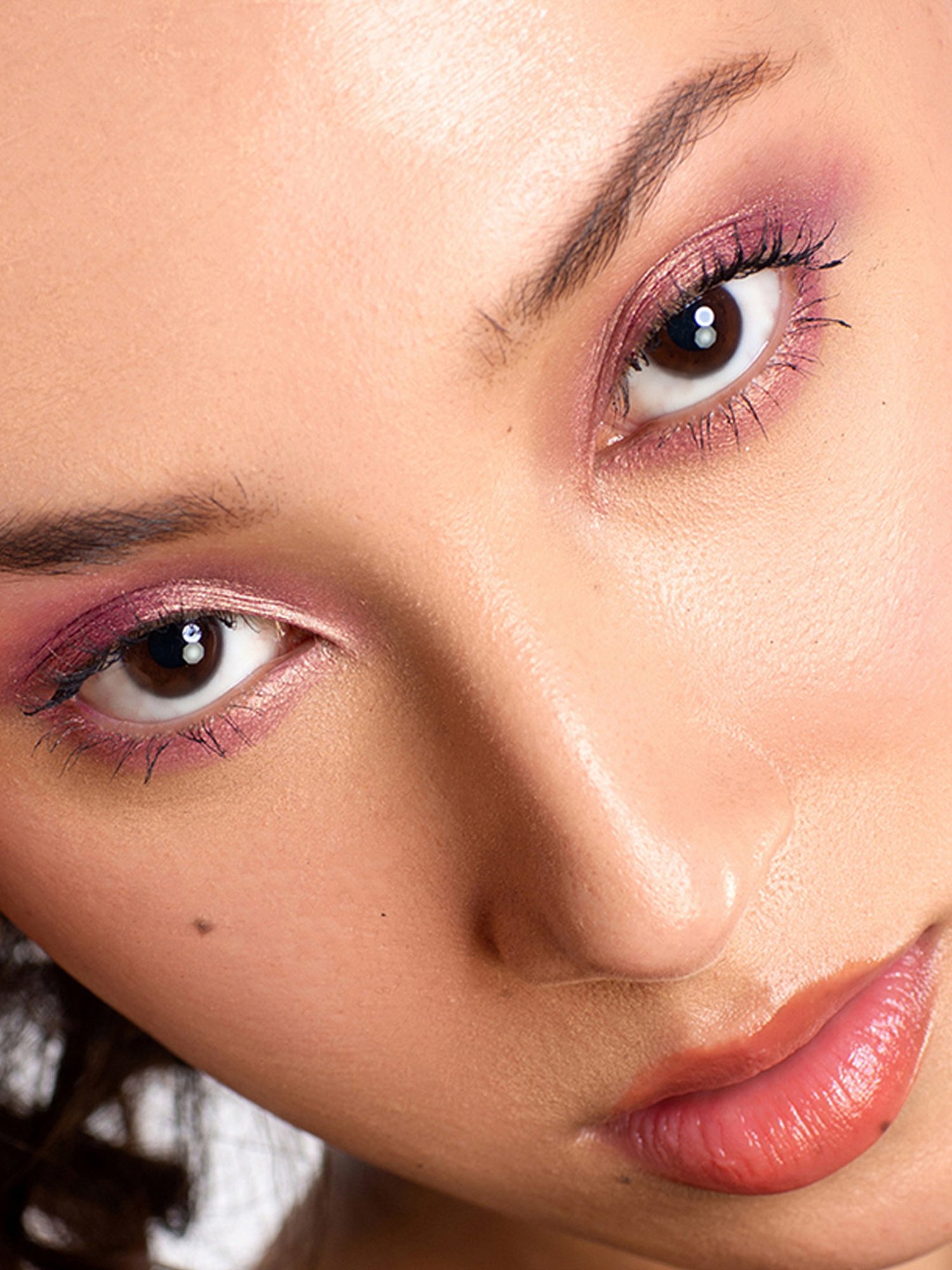 SHIBEL Sparkling Pink Shimmer Eyeshadow Satin Slip - 6 ml