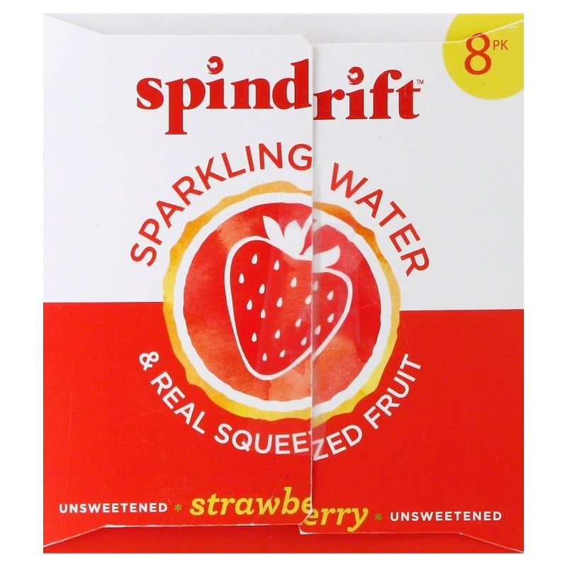 Spindrift Strawberry Sparkling Water - 8pk / 12 fl oz Cans
