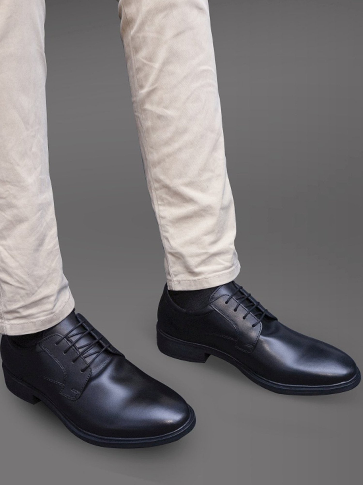 Geox Men's U Gladwin Black Derby Shoes