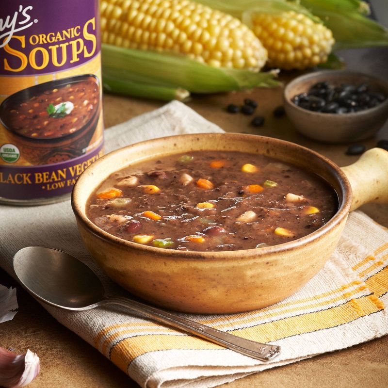 Amy's Organic Low Fat Black Bean Vegetable Soup 14.5oz