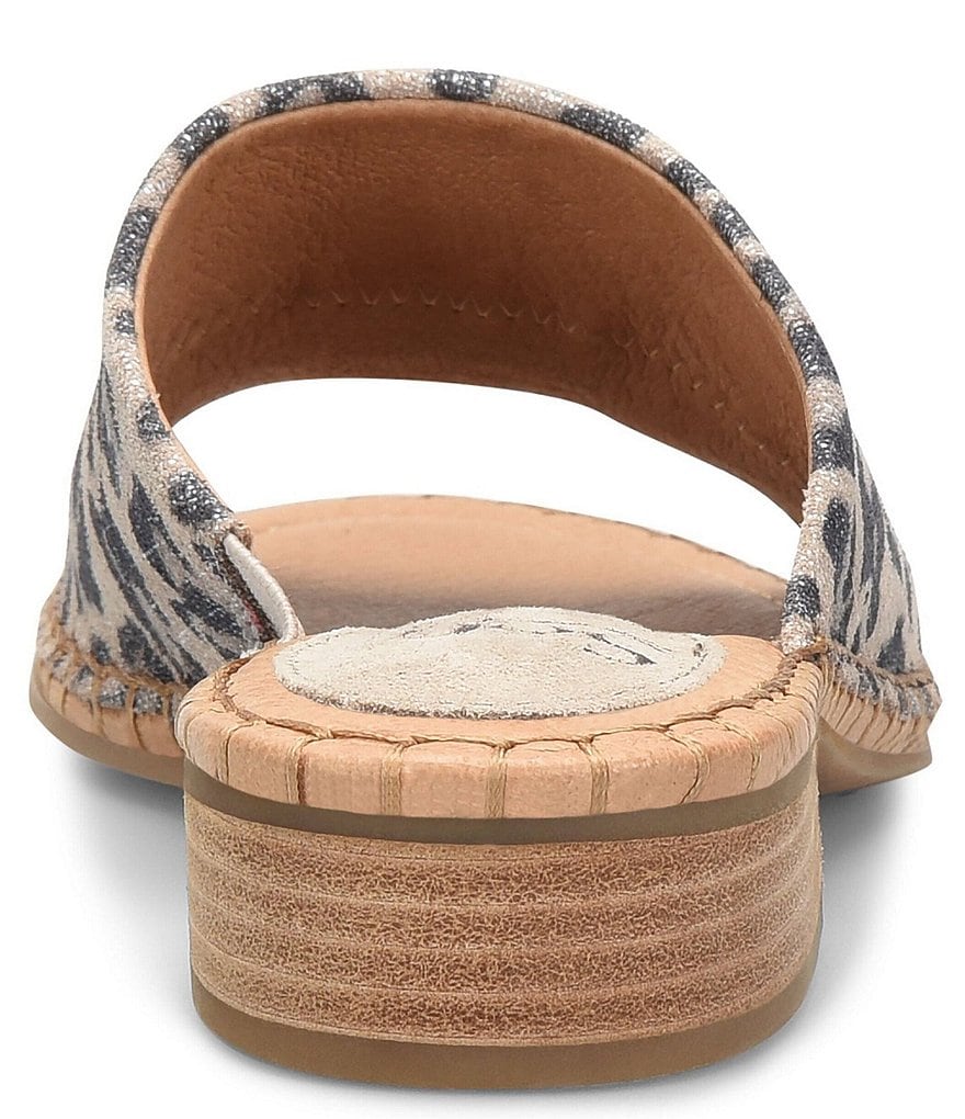 Sofft Nalanie Leopard Print Slides